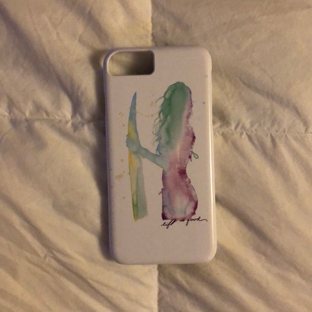 Surfer girl phone case